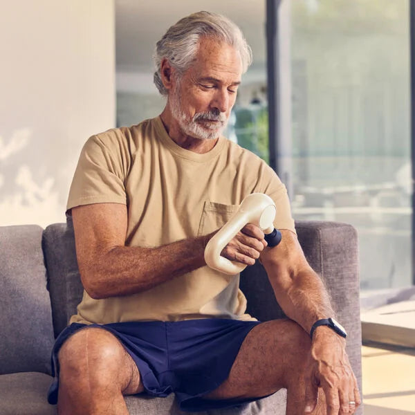 Massage Gun treatment with Theragun Relief